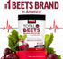 Force Factor Total Beets Blood Pressure Support Supplements, Great-Tasting Beet Powder Chewables, 60 Chews