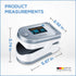 Beurer Bluetooth Digital Fingertip Pulse Oximeter, Blood Oxygen Saturation & Pulse Rate Monitor with Accessories, 1
