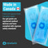 ICEWRAPS 4"x10" Reusable Perineal Ice Packs for Postpartum | Cooling Postpartum Ice Pack Pads | Pack of 2 Ice Pads Blue