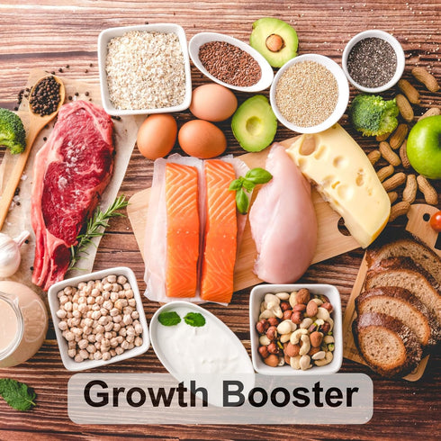 Height Boost Natural Height Growth Maximizer Gummies for Kids and Teens - K2, Calcium, Vitamin D3, and Collagen