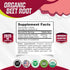 Organic Beet Root Powder Tablets, 2040mg Natural Nitric Oxide Beets, Energy Support, 90 Tablets