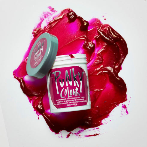 Punky Flamingo Pink Semi-Permanent Hair Color, 3.5 oz, Conditioning Vegan Hair Dye, Non-Damaging Formula