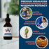Ayush Herbs Ashwagandha Drops - Alcohol-Free Calming Daily Supplement for Kids & Adults, Organic Lemon Flavor - 2 Fl Oz