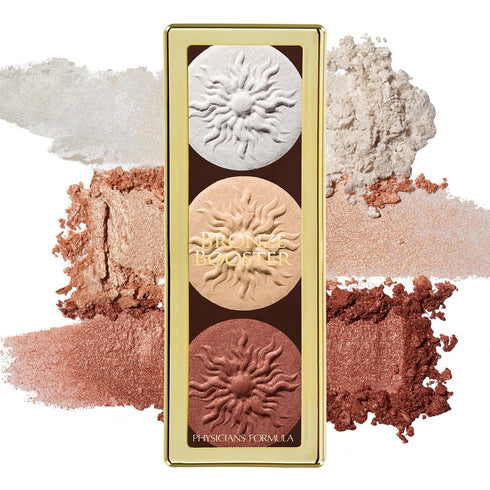 Physicians Formula Highlighter & Contour Powder Palette, Shimmer Strobing, Dermatologist Tested