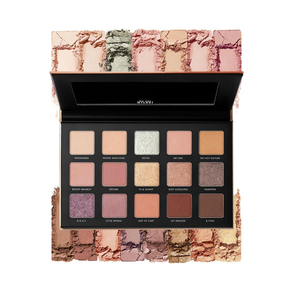 Milani Gilded Nude Hyper Pigmented Eyeshadow Palette, 15 Natural Makeup Colors for Everyday Look