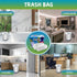 tobo 4 240 Count (2 Gallon Small Trash Bags, Boxes), Lemon Odor Control, Leak & Tear Resistant, Easy-Tear, Fits