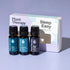 Set 10 mL (1/3 oz) Plant Therapy Sleep Easy Essential Oil Blend Each of Relax, Sleep Tight & Unwind, Pure, Undiluted