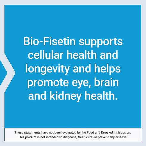 Life Extension Bio-Fisetin - Fisetin, Galactomannans from Fenugreek Seed - 30 Vegetarian Capsules for Cellular,