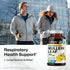 BIO KRAUTER Mullein Capsules for Lung Detox 1200 mg - 250 Count - Vegan Mullein Leaf Capsules for Respiratory Support -