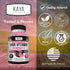 Kaya Naturals Hair Growth Gummies - Biotin 5000mcg Vitamins for Healthy Hair, Skin, Nails - 60 Count, Blueberry Flavor