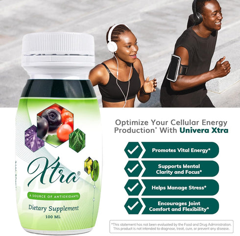 Univera Xtra Minis Multimineral Fruit Complex with 15 Natural Ingredients for Stress Management, Focus, Clarity, Joint