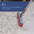 Premium Rubber Floor Brush with Squeegee - 11.5 Inches Pet Hair Remover for Carpets & All Surfaces (Attachment Only)