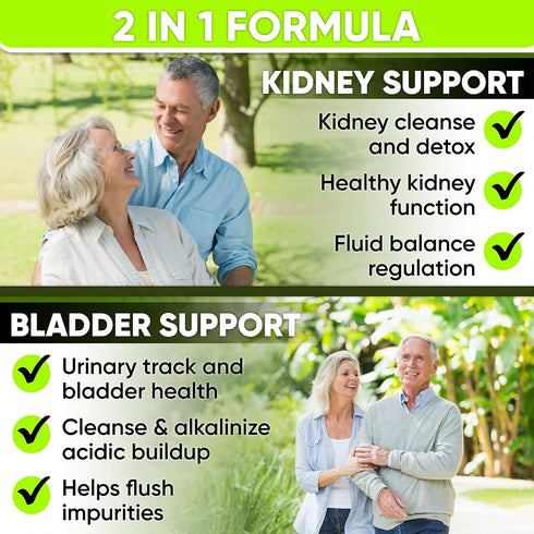 Health.60 NutraPro Kidney Cleanse Detox & Repair and Bladder Support- Kidney Support Supplement for Kidney Restore