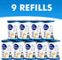 Extra Sticky Lint Roller Refills, Mega Value Set 999 Sheets for Pet Hair Removal, Dog and Cat Lint Remover