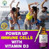 Vitamin D Liquid Drops for Adults: Vegan D3 10000 IU for Immune Support & Bone Strength, 30ml, 30 Servings
