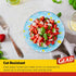 Glad Everyday Disposable Paper Bowls, 12 oz, 50 Count with Lovely Daisies Design, Cut-Resistant & Microwavable