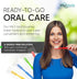 100 Pack Disposable Toothbrushes with Toothpaste Built In, Prepasted, Individually Wrapped, Soft Bristles
