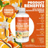 Calcium & Magnesium Liquid Supplement with Vitamin D3 - Natural Formula, 32 fl oz
