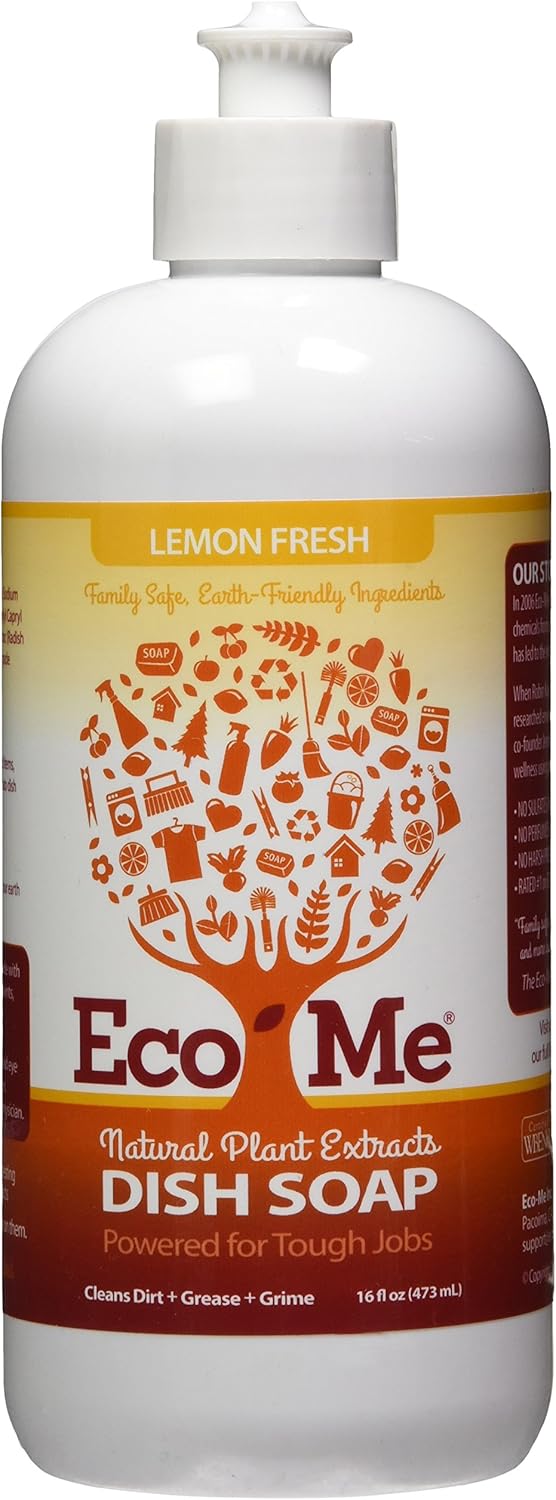 Eco-me Lemon Fresh Dish Soap, 16 oz