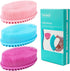 TDHDIKE Silicone Body Scrubber Loofah, Set of 3 Soft Exfoliating Bath Shower Scrubbers