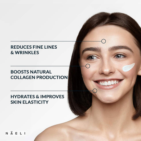 Retinoid Cream - 4.25% Retinol Night Moisturizer for Face & Neck with Collagen, Peptides & Hyaluronic Acid, 1.4 oz