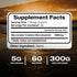 American Standard Supplements Pure Micronized Creatine Monohydrate Powder - Unflavored - 5000mg per Serving - 60
