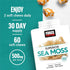 FORCE FACTOR Superior Sea Moss, 60 Soft Chews, Premium Irish Sea Moss for Energy, Immunity, Gut & Skin Health