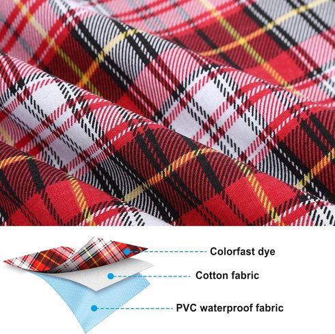 Waterproof Adult Bibs with Crumb Catcher - Reusable Dining Protector