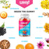 9 in 1 Immune Support Gummies with Elderberry, Vitamin C&D, Zinc, Turmeric, Ginger, 60 Gummies for Immunity Supplement