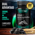 Shilajit Supplement 1000mg & Ashwagandha 500mg (180 Capsules) - Pure Himalayan Organic - Stronger than Resin