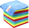 Microfiber Cleaning Cloths, 12 Pack, 12"x12", All-Purpose, Highly Absorbent, Lint-Free, Washable Pro Towel