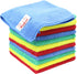Microfiber Cleaning Cloths, 12 Pack, 12"x12", All-Purpose, Highly Absorbent, Lint-Free, Washable Pro Towel