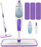 SEVENMAX Microfiber Spray Mops for Floor Cleaning - 3 Washable Pads for Swiffer Powermop