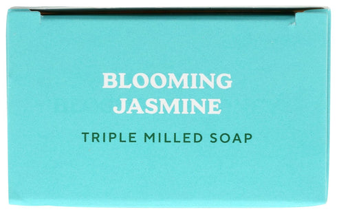 South Of France French Milled Vegetable Oval Bar Soap with Organic Shea Butter, Blooming Jasmine, 6 Ounce (Pack of 1)