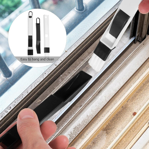Mobestech 20 Pcs Brush Window Track Cleaner Kit - Window Cleaner, Blinds Washing Tools, Keyboard Cleaner, Sunroof