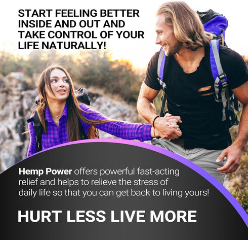 HEMP POWER Joint Muscle Relief Cream with Hemp, Menthol, MSM & Arnica for Back, Muscles, Joints (2 Fl Oz)