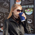 Kindpack 16 oz (90 Set) Disposable Coffee Cups with Lids and Straws - Togo Hot Paper Coffee Cup with Lid To Go