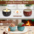 Obcxin 6 Pack, 100% Christmas Scented Candle Gift Christmas Candles for Home Scented, Natural Soy Wax Long Lasting Jar