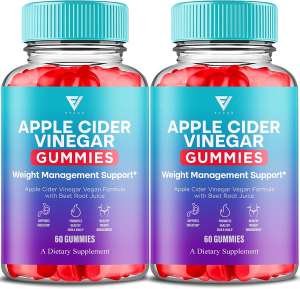 Apple Cider Vinegar Gummies Supplement Daily Digestive Health & Gut Wellness Support