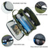 Toiletry Bag for Men, Hanging Dopp Kit Water Resistant Shaving Bag, Small Toiletry Bag for Traveling (Pure Green)