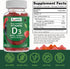 YumV's Vitamin D3 Jellies, 5000 IU, 60 Count, Daily Dietary Supplement, Mixed Berry Flavor, Vegetarian, Gluten-Free