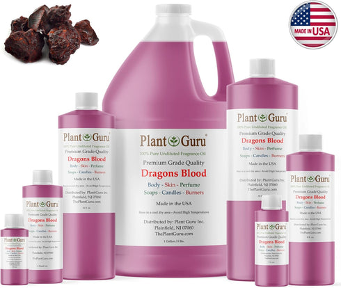 Dragons Blood Fragrance Oil 8 fl. oz. Scented Oil for DIY Soap Making, Candles, Bath Bombs, Body Butters. Used in Aromatherapy Diffusers, Burners and Warmers. Great Addition to Lotions and Creams.