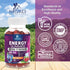 Extra Strength Energy Gummies with Vitamin B12, Green Tea & Natural Caffeine, 1000 mcg, 120 Count, Berry Flavor
