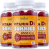NEW AGE Vitamin D3 5000 IU 125mcg Gummies - Immune Support, Strong Bone Health - Non-GMO, Gluten-Free, Dairy-Free (180