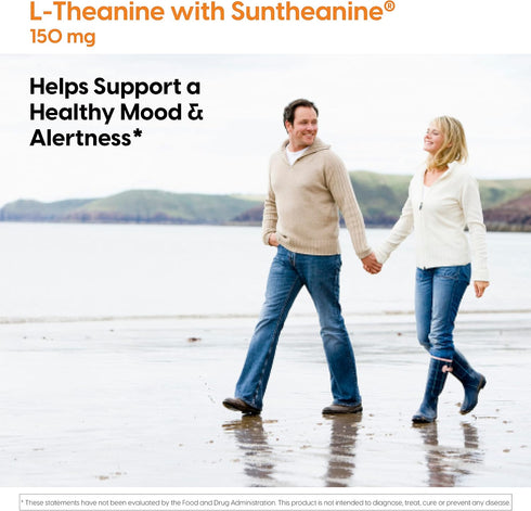 Doctor's Best L-Theanine, 150 mg, 90 Count, Non-GMO, Gluten Free, Vegan Supplement to Reduce Stress & Sleep