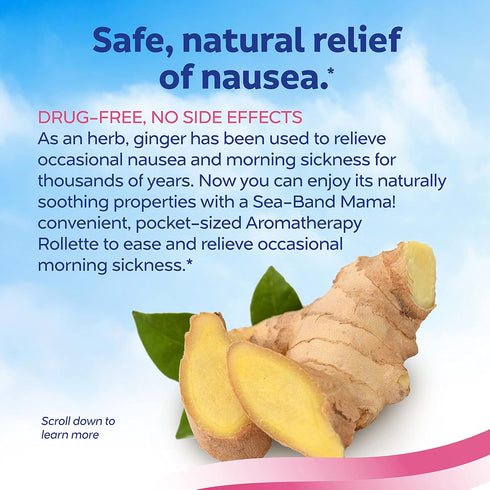 Sea-Band Mama! Essential Oil Aromatherapy Roller for Morning Sickness