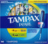Multipack, 34 Count Tampax Pearl Tampons for Women with LeakGuard Braid, Regular/Super Absorbency, Unscented