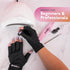 SUNUV LED Gloves for Gel Nails, UPF 50+ Anti UV Gloves for Nail Techs, Professional UV Gloves