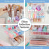 STORi Chloe Clear Plastic Stackable Vanity Makeup Organizer, 6-Compartment Holder for Cosmetics and Beauty Supplies