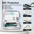 SMYV Water Flosser Travel Case, Portable Dental Oral Irrigator Organizer with Handle, Hard Eva Storage Bag (Beige)